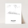 Eleville Unframed Destin Florida City View Abstract Road Modern Map Art Print Poster Wall Office Home Decor Minimalist Line Art Hometown wgn309 - Image 3