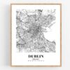Eleville Unframed Dublin Ireland City View Abstract Road Modern Map Art Print Poster Wall Office Home Decor Minimalist Line Art Hometown wgn312 - Image 4
