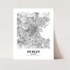 Eleville Unframed Dublin Ireland City View Abstract Road Modern Map Art Print Poster Wall Office Home Decor Minimalist Line Art Hometown wgn312 - Image 3