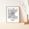 Eleville Unframed Dublin Ireland City View Abstract Road Modern Map Art Print Poster Wall Office Home Decor Minimalist Line Art Hometown wgn312 - Image 5