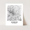 Eleville Unframed Durham North Carolina City View Abstract Road Modern Map Art Print Poster Wall Office Home Decor Minimalist Line Art Hometown wgn313 - Image 3