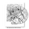 Eleville Unframed Durham North Carolina City View Abstract Road Modern Map Art Print Poster Wall Office Home Decor Minimalist Line Art Hometown wgn313 - Image 8