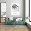 Eleville Unframed Edinburgh Scotland City View Abstract Road Modern Map Art Print Poster Wall Office Home Decor Minimalist Line Art Hometown wgn315 - Image 7