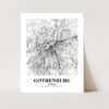 Eleville Unframed Gothenburg Sweden City View Abstract Road Modern Map Art Print Poster Wall Office Home Decor Minimalist Line Art Hometown wgn329 - Image 3