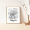 Eleville Unframed Gothenburg Sweden City View Abstract Road Modern Map Art Print Poster Wall Office Home Decor Minimalist Line Art Hometown wgn329 - Image 5
