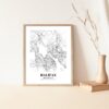 Eleville Unframed Halifax Nova Scotia City View Abstract Road Modern Map Art Print Poster Wall Office Home Decor Minimalist Line Art Hometown wgn336 - Image 5