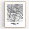 Eleville Unframed Hamburg Germany City View Abstract Road Modern Map Art Print Poster Wall Office Home Decor Minimalist Line Art Hometown wgn337 - Image 4