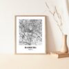 Eleville Unframed Hamburg Germany City View Abstract Road Modern Map Art Print Poster Wall Office Home Decor Minimalist Line Art Hometown wgn337 - Image 5