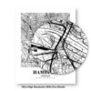 Eleville Unframed Hamburg Germany City View Abstract Road Modern Map Art Print Poster Wall Office Home Decor Minimalist Line Art Hometown wgn337 - Image 8