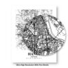 Eleville Unframed Hanoi Vietnam City View Abstract Road Modern Map Art Print Poster Wall Office Home Decor Minimalist Line Art Hometown wgn339 - Image 8