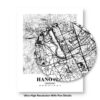 Eleville Unframed Hanover Germany City View Abstract Road Modern Map Art Print Poster Wall Office Home Decor Minimalist Line Art Hometown wgn340 - Image 8