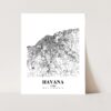 Eleville Unframed Havana Cuba City View Abstract Road Modern Map Art Print Poster Wall Office Home Decor Minimalist Line Art Hometown wgn342 - Image 3