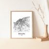 Eleville Unframed Havana Cuba City View Abstract Road Modern Map Art Print Poster Wall Office Home Decor Minimalist Line Art Hometown wgn342 - Image 5