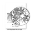 Eleville Unframed Havana Cuba City View Abstract Road Modern Map Art Print Poster Wall Office Home Decor Minimalist Line Art Hometown wgn342 - Image 8
