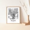 Eleville Unframed Helsinki Finland City View Abstract Road Modern Map Art Print Poster Wall Office Home Decor Minimalist Line Art Hometown wgn343 - Image 5