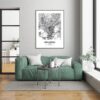 Eleville Unframed Helsinki Finland City View Abstract Road Modern Map Art Print Poster Wall Office Home Decor Minimalist Line Art Hometown wgn343 - Image 7