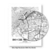 Eleville Unframed Ho Chi Minh City Vietnam City View Abstract Road Modern Map Art Print Poster Wall Office Home Decor Minimalist Line Art Hometown wgn345 - Image 8