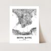 Eleville Unframed Hong Kong China City View Abstract Road Modern Map Art Print Poster Wall Office Home Decor Minimalist Line Art Hometown wgn346 - Image 3