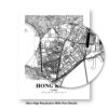 Eleville Unframed Hong Kong China City View Abstract Road Modern Map Art Print Poster Wall Office Home Decor Minimalist Line Art Hometown wgn346 - Image 8