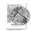 Eleville Unframed Houston Texas City View Abstract Road Modern Map Art Print Poster Wall Office Home Decor Minimalist Line Art Hometown wgn348 - Image 8