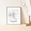 Eleville Unframed Huntsville Alabama City View Abstract Road Modern Map Art Print Poster Wall Office Home Decor Minimalist Line Art Hometown wgn350 - Image 5
