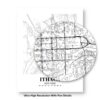 Eleville Unframed Ithaca New York City View Abstract Road Modern Map Art Print Poster Wall Office Home Decor Minimalist Line Art Hometown wgn353 - Image 8