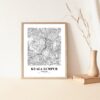 Eleville Unframed Kuala Lumpur Malaysia City View Abstract Road Modern Map Art Print Poster Wall Office Home Decor Minimalist Line Art Hometown wgn368 - Image 5