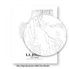 Eleville Unframed La Jolla California City View Abstract Road Modern Map Art Print Poster Wall Office Home Decor Minimalist Line Art Hometown wgn369 - Image 8