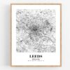 Eleville Unframed Leeds England City View Abstract Road Modern Map Art Print Poster Wall Office Home Decor Minimalist Line Art Hometown wgn373 - Image 4