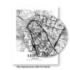 Eleville Unframed Leipzig Germany City View Abstract Road Modern Map Art Print Poster Wall Office Home Decor Minimalist Line Art Hometown wgn374 - Image 8
