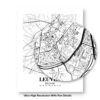 Eleville Unframed Leuven Belgium City View Abstract Road Modern Map Art Print Poster Wall Office Home Decor Minimalist Line Art Hometown wgn375 - Image 8
