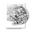 Eleville Unframed Lisbon Portugal City View Abstract Road Modern Map Art Print Poster Wall Office Home Decor Minimalist Line Art Hometown wgn379 - Image 8