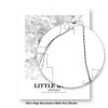 Eleville Unframed Little Rock Arkansas City View Abstract Road Modern Map Art Print Poster Wall Office Home Decor Minimalist Line Art Hometown wgn380 - Image 8