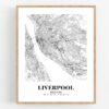 Eleville Unframed Liverpool England City View Abstract Road Modern Map Art Print Poster Wall Office Home Decor Minimalist Line Art Hometown wgn381 - Image 4