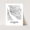 Eleville Unframed Liverpool England City View Abstract Road Modern Map Art Print Poster Wall Office Home Decor Minimalist Line Art Hometown wgn381 - Image 3