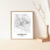 Eleville Unframed Ljubljana Slovenia City View Abstract Road Modern Map Art Print Poster Wall Office Home Decor Minimalist Line Art Hometown wgn382 - Image 5