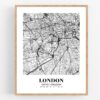 Eleville Unframed London United Kingdom City View Abstract Road Modern Map Art Print Poster Wall Office Home Decor Minimalist Line Art Hometown wgn384 - Image 4