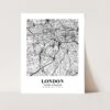 Eleville Unframed London United Kingdom City View Abstract Road Modern Map Art Print Poster Wall Office Home Decor Minimalist Line Art Hometown wgn384 - Image 3