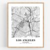 Eleville Unframed Los Angeles California City View Abstract Road Modern Map Art Print Poster Wall Office Home Decor Minimalist Line Art Hometown wgn387 - Image 4