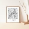 Eleville Unframed Los Angeles California City View Abstract Road Modern Map Art Print Poster Wall Office Home Decor Minimalist Line Art Hometown wgn387 - Image 5