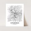 Eleville Unframed Louisville Kentucky City View Abstract Road Modern Map Art Print Poster Wall Office Home Decor Minimalist Line Art Hometown wgn388 - Image 3