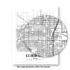 Eleville Unframed Lubbock Texas City View Abstract Road Modern Map Art Print Poster Wall Office Home Decor Minimalist Line Art Hometown wgn389 - Image 8