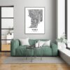 Eleville Unframed Manila Philippines City View Abstract Road Modern Map Art Print Poster Wall Office Home Decor Minimalist Line Art Hometown wgn394 - Image 7