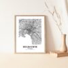 Eleville Unframed Melbourne Australia City View Abstract Road Modern Map Art Print Poster Wall Office Home Decor Minimalist Line Art Hometown wgn400 - Image 5