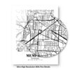 Eleville Unframed Memphis Tennessee City View Abstract Road Modern Map Art Print Poster Wall Office Home Decor Minimalist Line Art Hometown wgn401 - Image 8