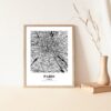 Eleville Unframed Paris France City View Abstract Road Modern Map Art Print Poster Wall Office Home Decor Minimalist Line Art Hometown wgn442 - Image 5
