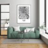 Eleville Unframed Paris France City View Abstract Road Modern Map Art Print Poster Wall Office Home Decor Minimalist Line Art Hometown wgn442 - Image 7