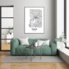 Eleville Unframed Perth Australia City View Abstract Road Modern Map Art Print Poster Wall Office Home Decor Minimalist Line Art Hometown wgn446 - Image 7