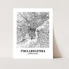 Eleville Unframed Philadelphia Pennsylvania City View Abstract Road Modern Map Art Print Poster Wall Office Home Decor Minimalist Line Art Hometown wgn447 - Image 3