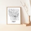 Eleville Unframed Porto Portugal City View Abstract Road Modern Map Art Print Poster Wall Office Home Decor Minimalist Line Art Hometown wgn454 - Image 5